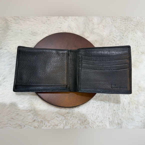 NWOT Polo Ralph Lauren black pebbled leather men’s classic billfold - Picture 2 of 8